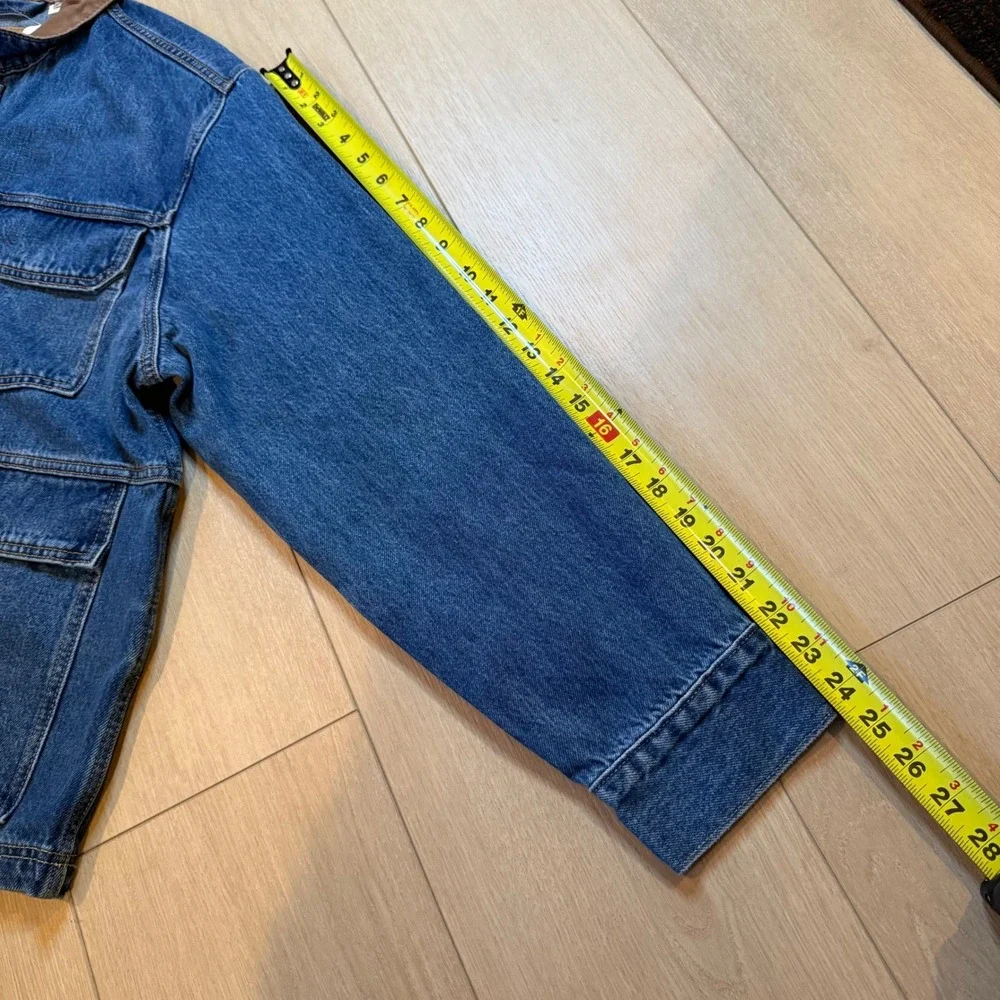Levi's Denim Jacket Mens L Blue Relaxed Fit East Port Brand New